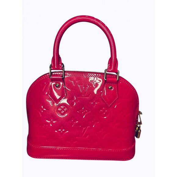 Louis Vuitton  Vernis Alma BB Hot Pink FULL SET - Picture 1 of 6